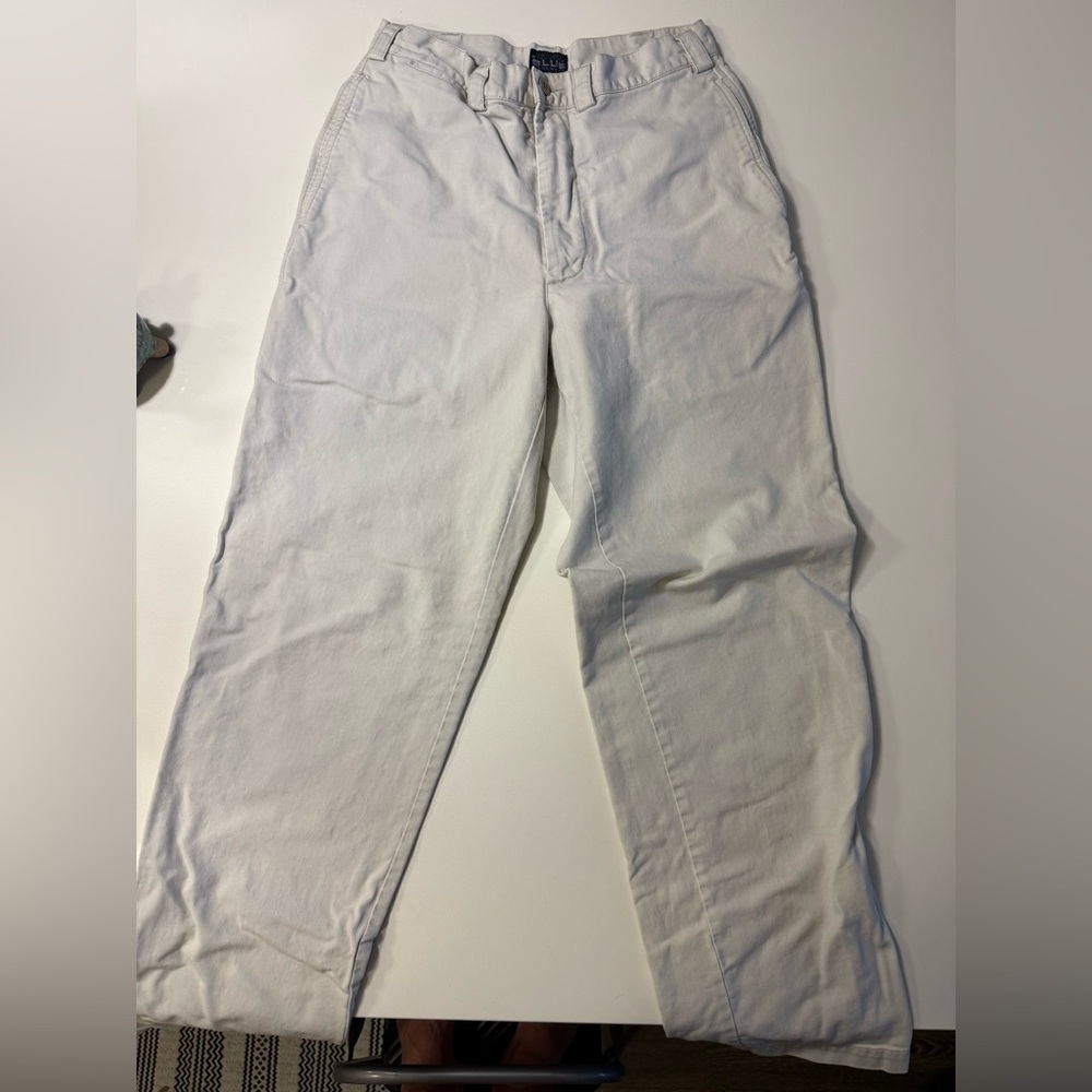 Structure Cream Workwear Trousers